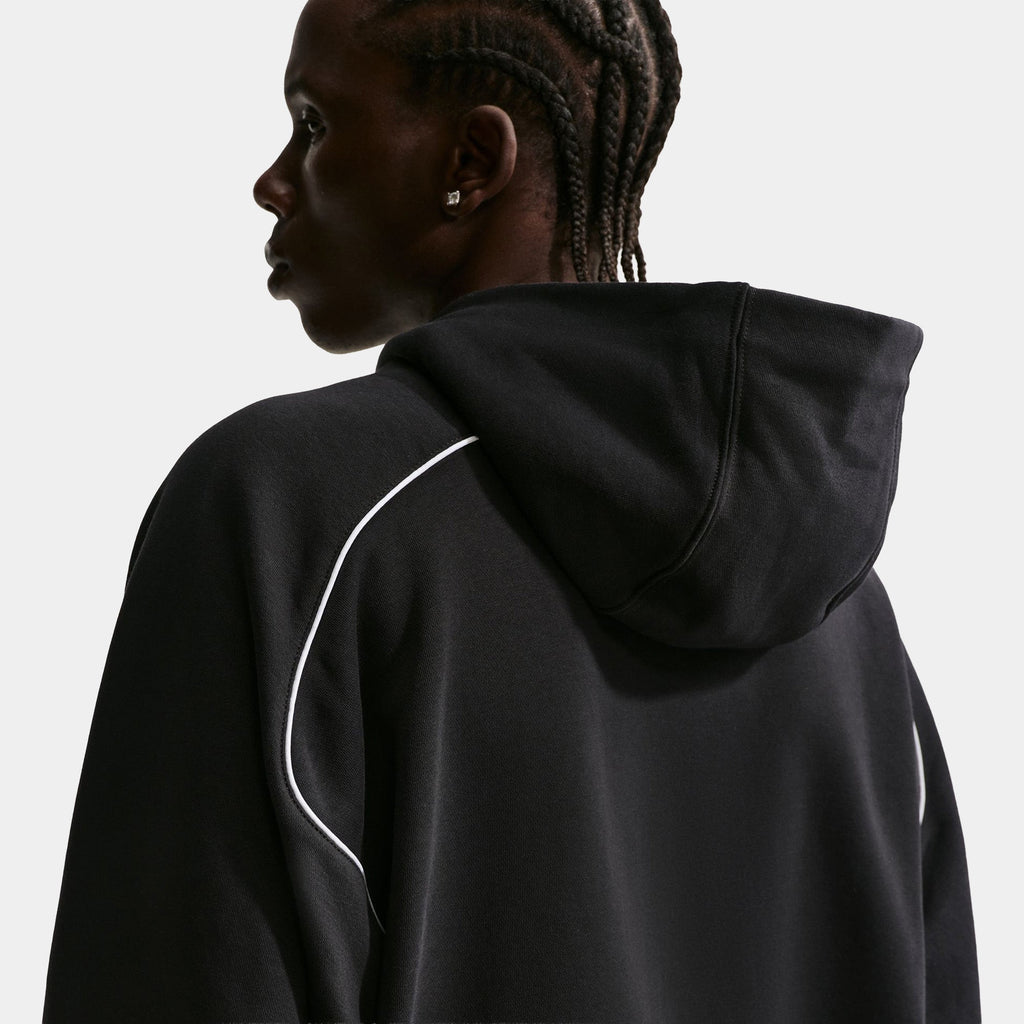 Air Fleece Pullover Mens Hoodie (Black/Black/White)
