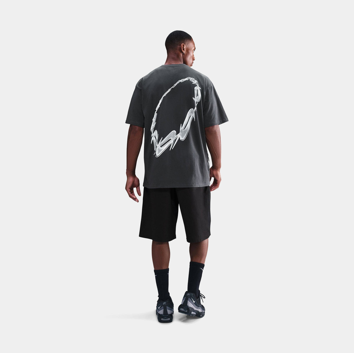 NSW Air Max 90 Mens Short Sleeve Shirt (Anthracite)