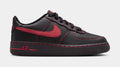 Air Force 1 LV8 Grade School Lifestyle Shoes (Black/University Red/Black/Black)
