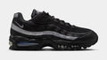 Air Max 95 Big Bubble Mens Running Shoes (Black/Black/White/Metallic Silver)