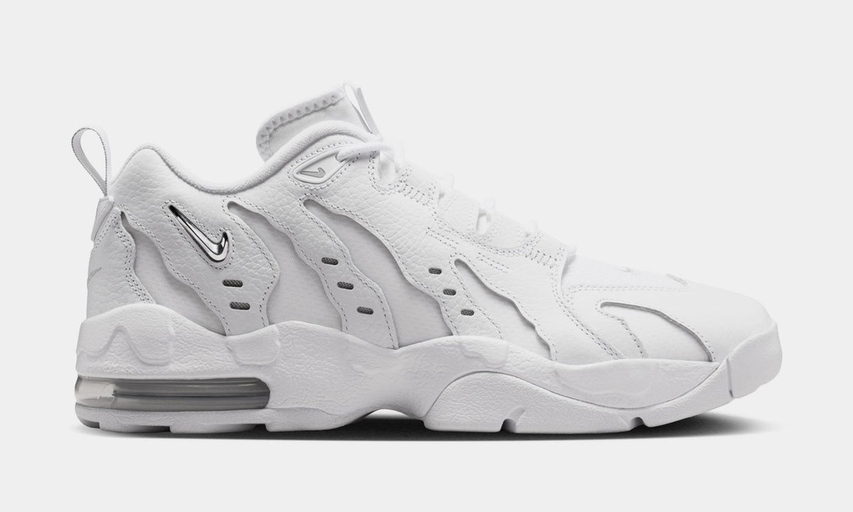 Air DT Max 96 Low Mens Basketball Shoes (White/Metallic Silver/White)