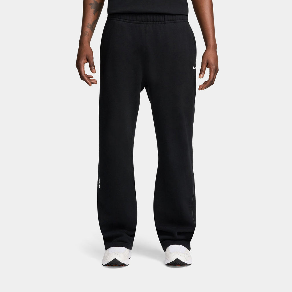 Nocta Fleece CS Open Hem Mens Sweatpants (Black/Black/White)