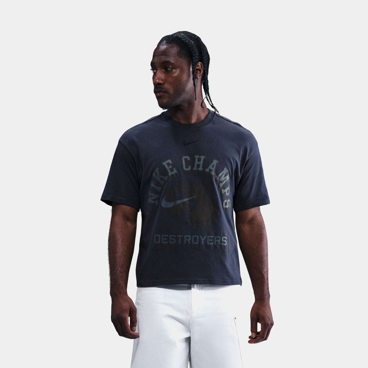 NSW Champs Graphic Mens Short Sleeve Shirt (Navy/Black)