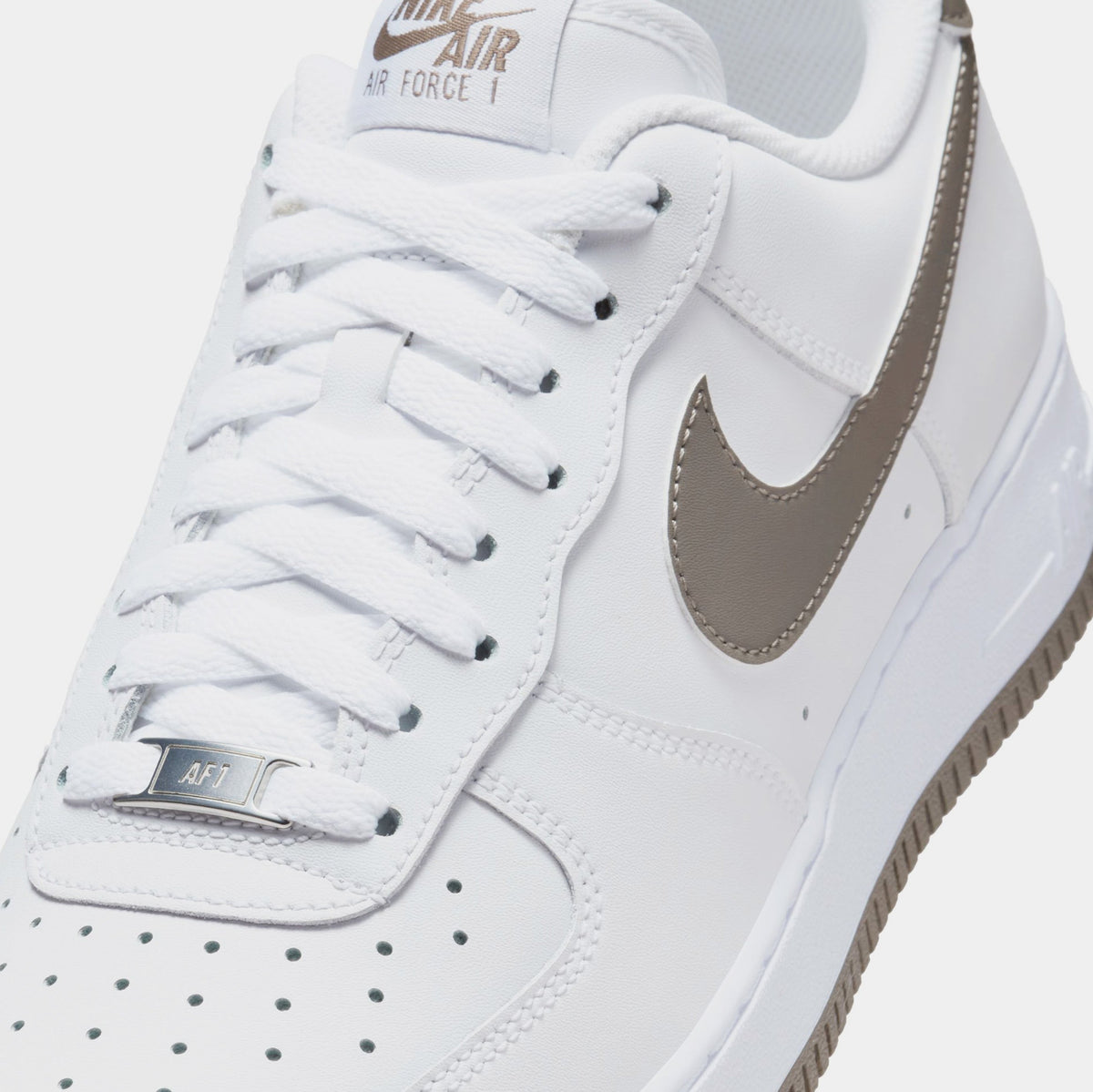 Air Force 1 Mens Lifestyle Shoes (White/Cave Stone)