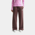 NSW Club Fleece Mid Rise Wide Leg Womens Sweatpants (Tattoo/White)