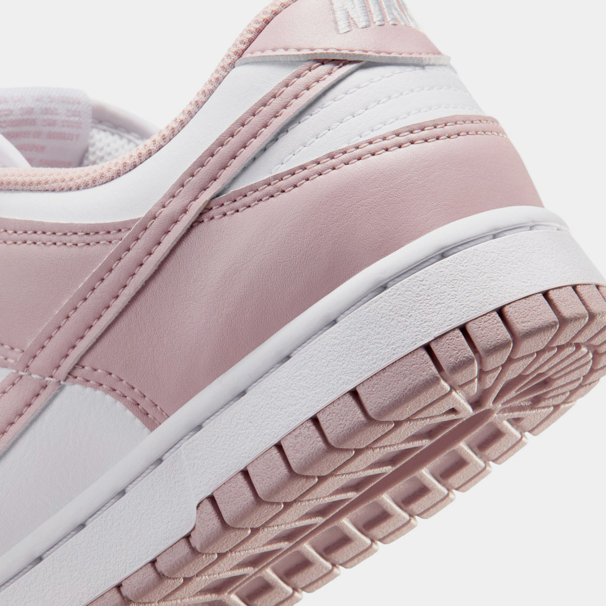 Dunk Low Womens Lifestyle Shoes (White/White/Particle Rose)