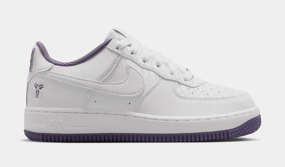 Kobe Air Force 1 Low Forever Summit White Daybreak Grade School Lifestyle Shoes (Summit White/Daybreak)