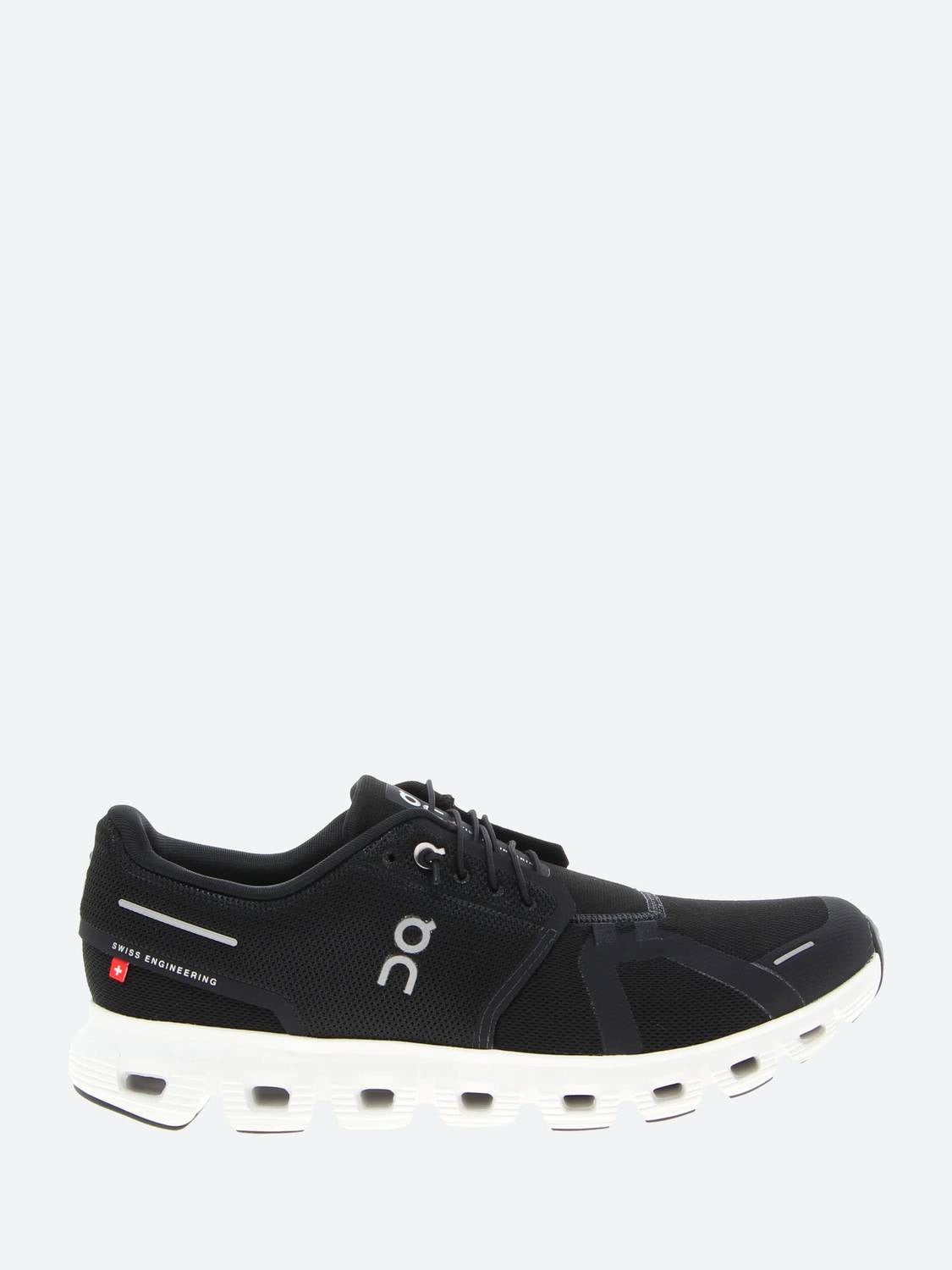 Men's Cloud 6 Running Shoe In Black White