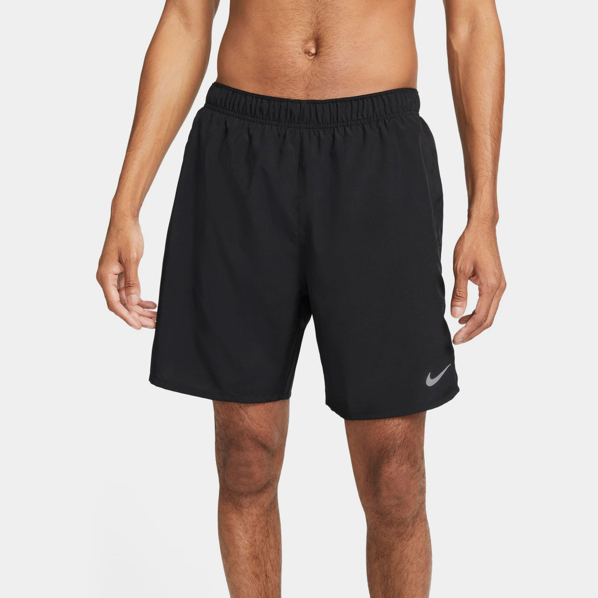 Challenger Dri Fit 7" 2-In-1 Mens Shorts (Black/Black/Black)