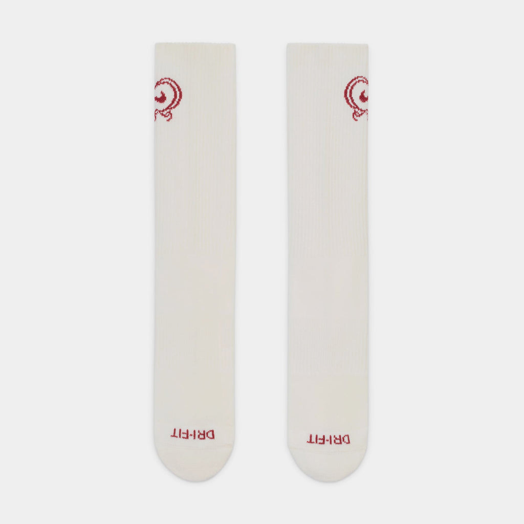 Everyday Plus Cushioned Crew Mens Socks (Sail/Team Crimson)