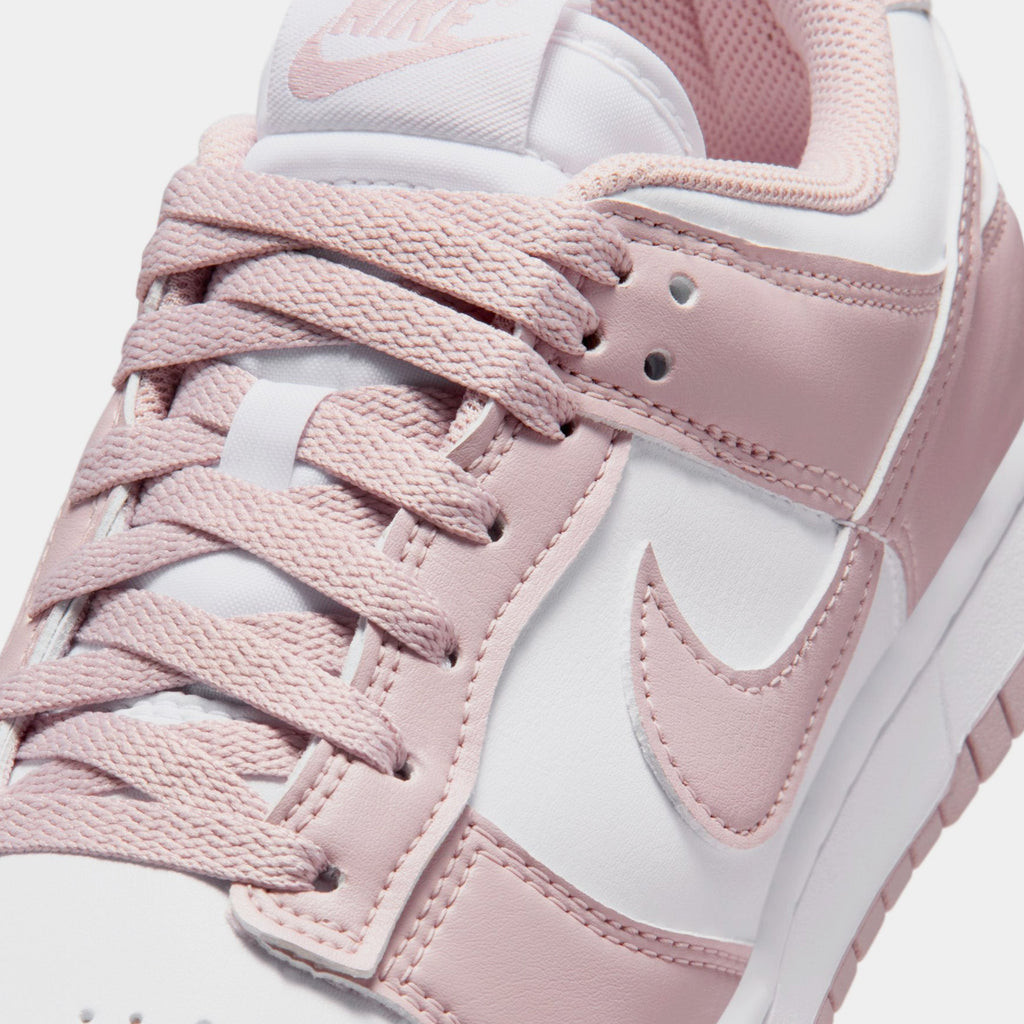 Dunk Low Womens Lifestyle Shoes (White/White/Particle Rose)