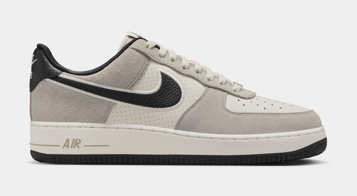 Air Force 1'07 Mens Lifestyle Shoes (Phantom/Black/College Grey/Team Red)