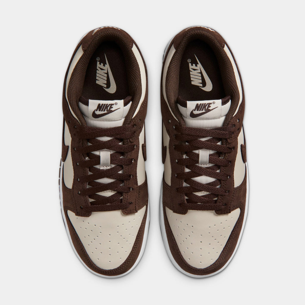 Dunk Low Suede Womens Lifestyle Shoes (Light Orewood Brown/Baroque Brown/White)