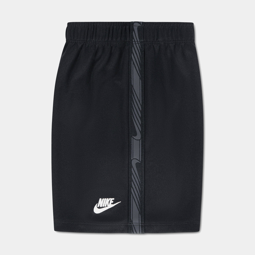 Victory Lap Polo and Shorts Preschool Set (Black)