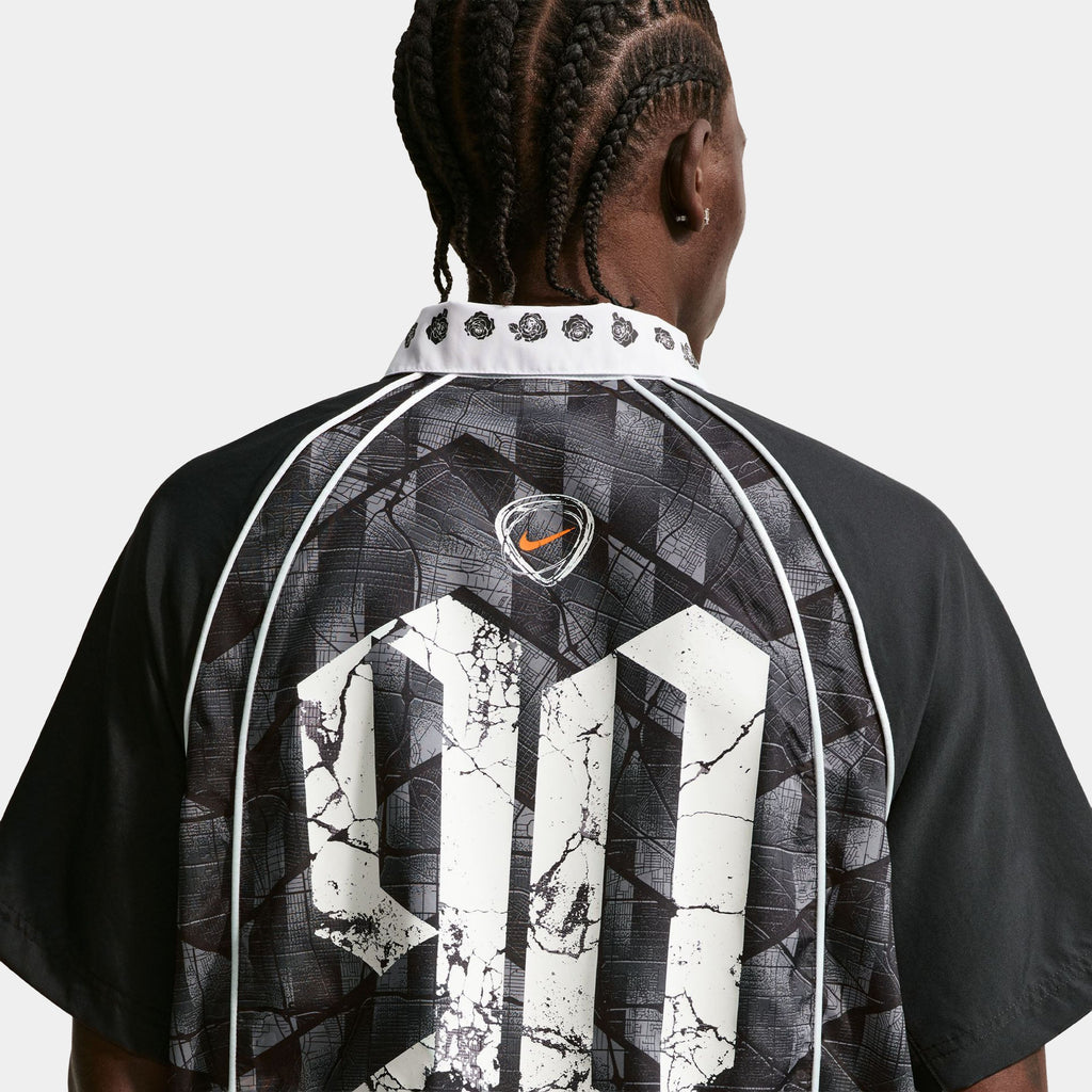 SB Dri Fit Bowler Skate Mens Jersey (Black/Bright Citrus)