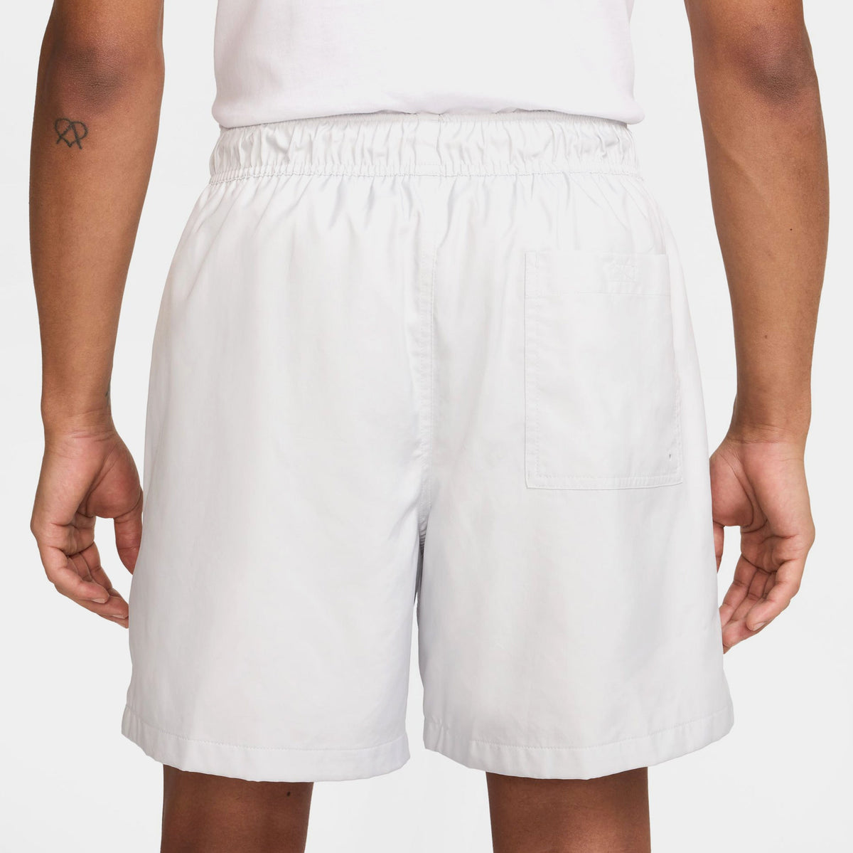 Club Flow Woven Mens Shorts (Photon Dust/White)