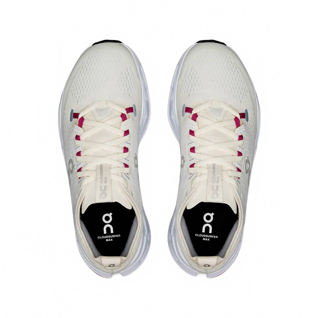 Women's Cloudsurfer Max Running Shoes In Ivory/artic