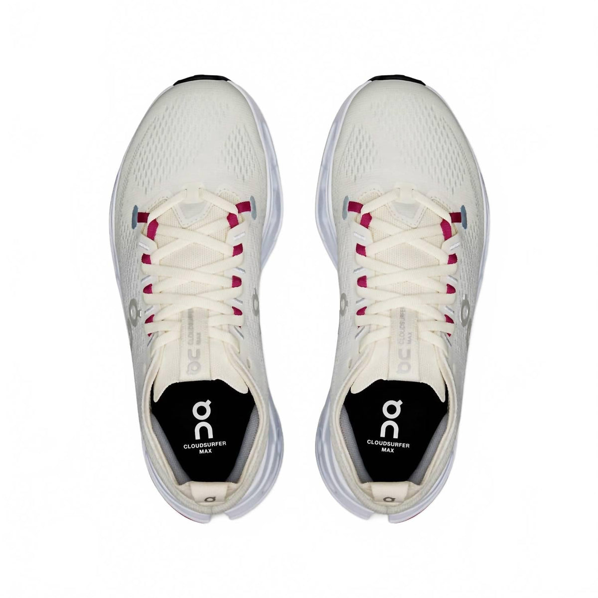 Women's Cloudsurfer Max Running Shoes In Ivory/artic