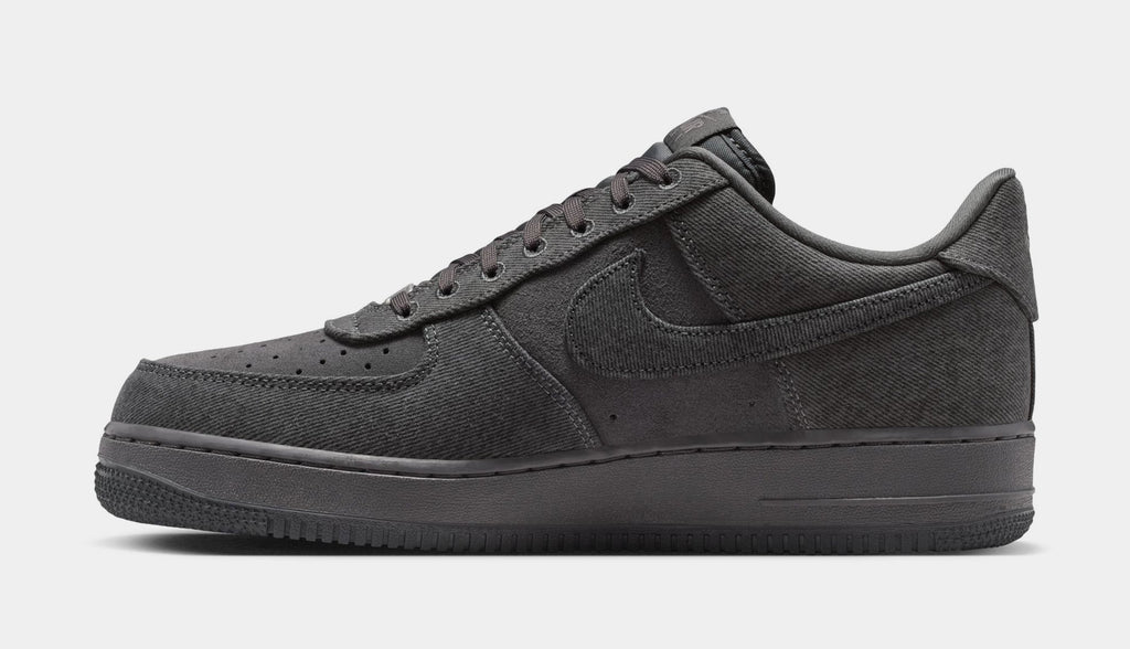 Air Force 1 Denim Mens Lifestyle Shoes (Anthracite/Anthracite/Medium Ash)