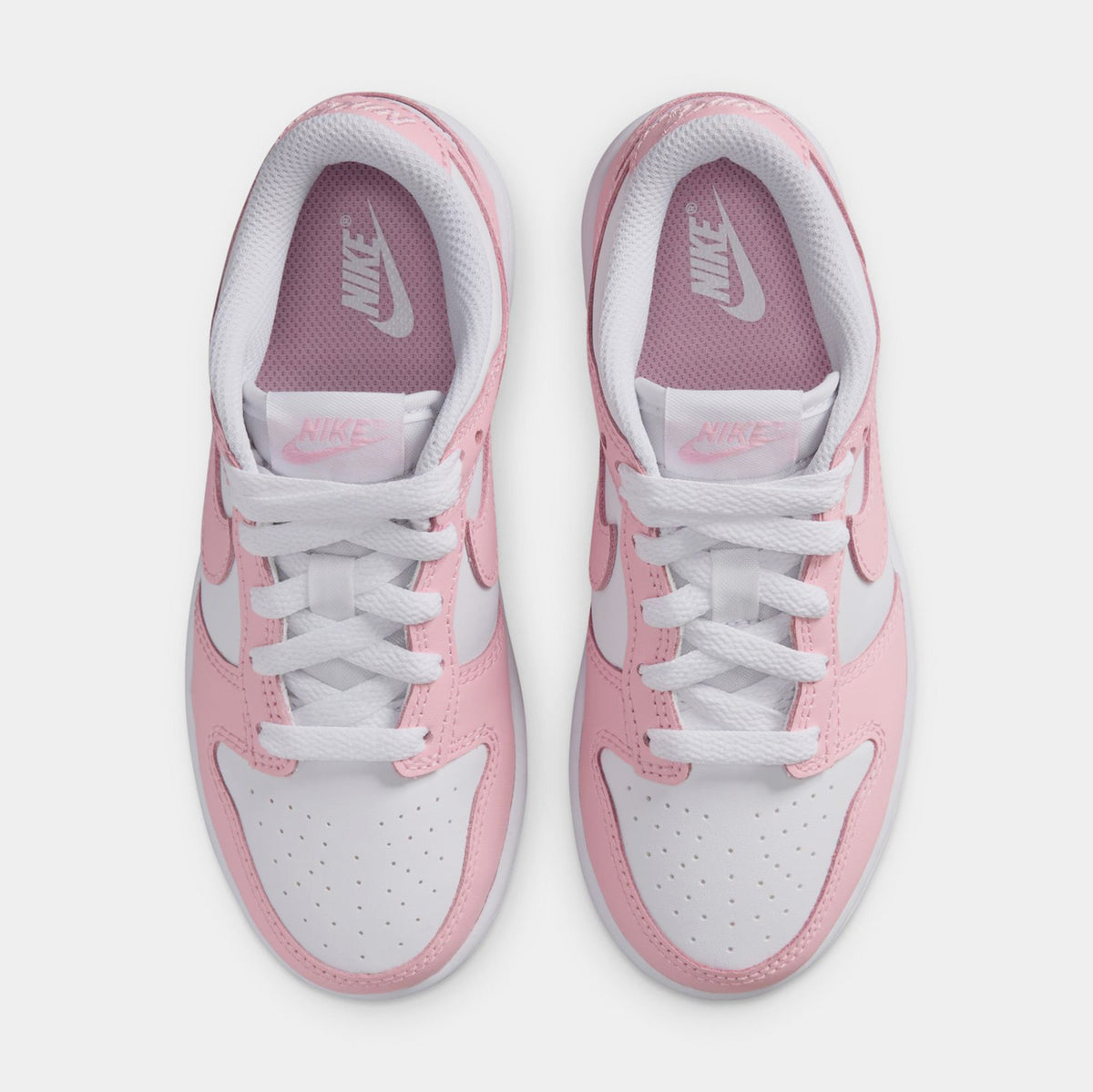 Dunk Low Preschool Lifestyle Shoes (Laser Fuchsia/White/Laser Fuchsia)