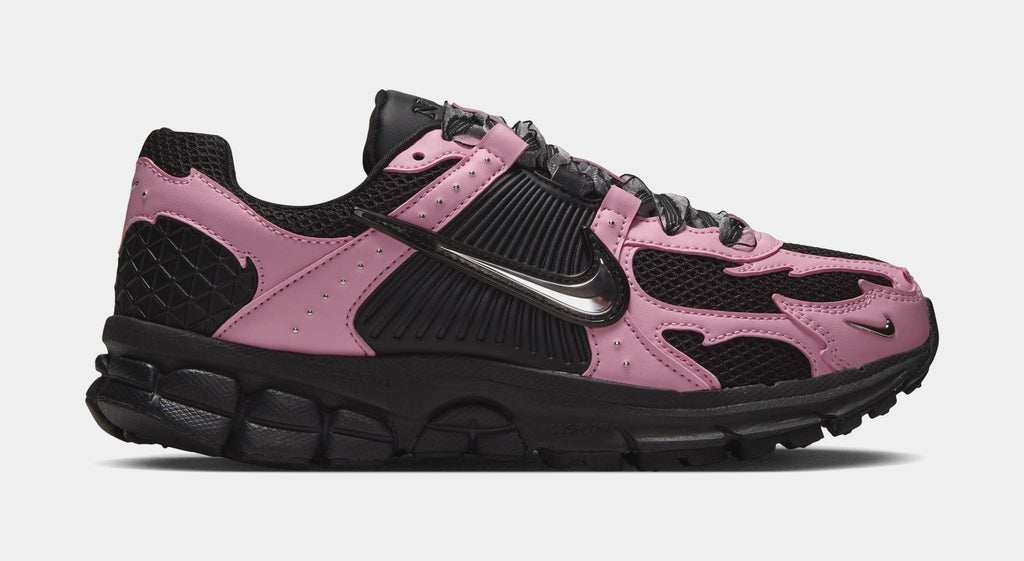 Zoom Vomero 5 Womens Running Shoes (Black/Medium Soft Pink/Metallic Silver)