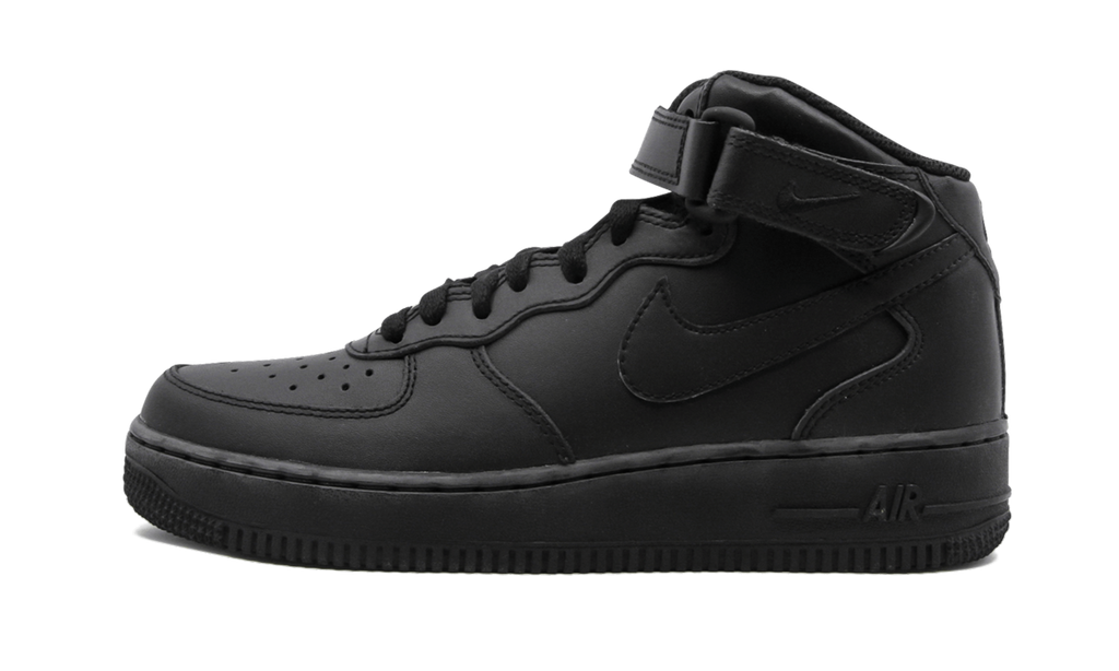 Air Force 1 Mid GS "Triple Black" 314195 004