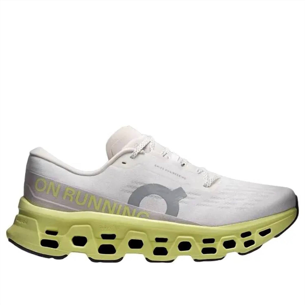 Men's Cloudmonster 3 Running Shoes In Ivory - Limelight
