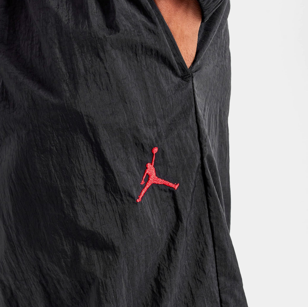 Jordan Brooklyn Draft Mens Pants (Black/Gym Red/Gym Red)