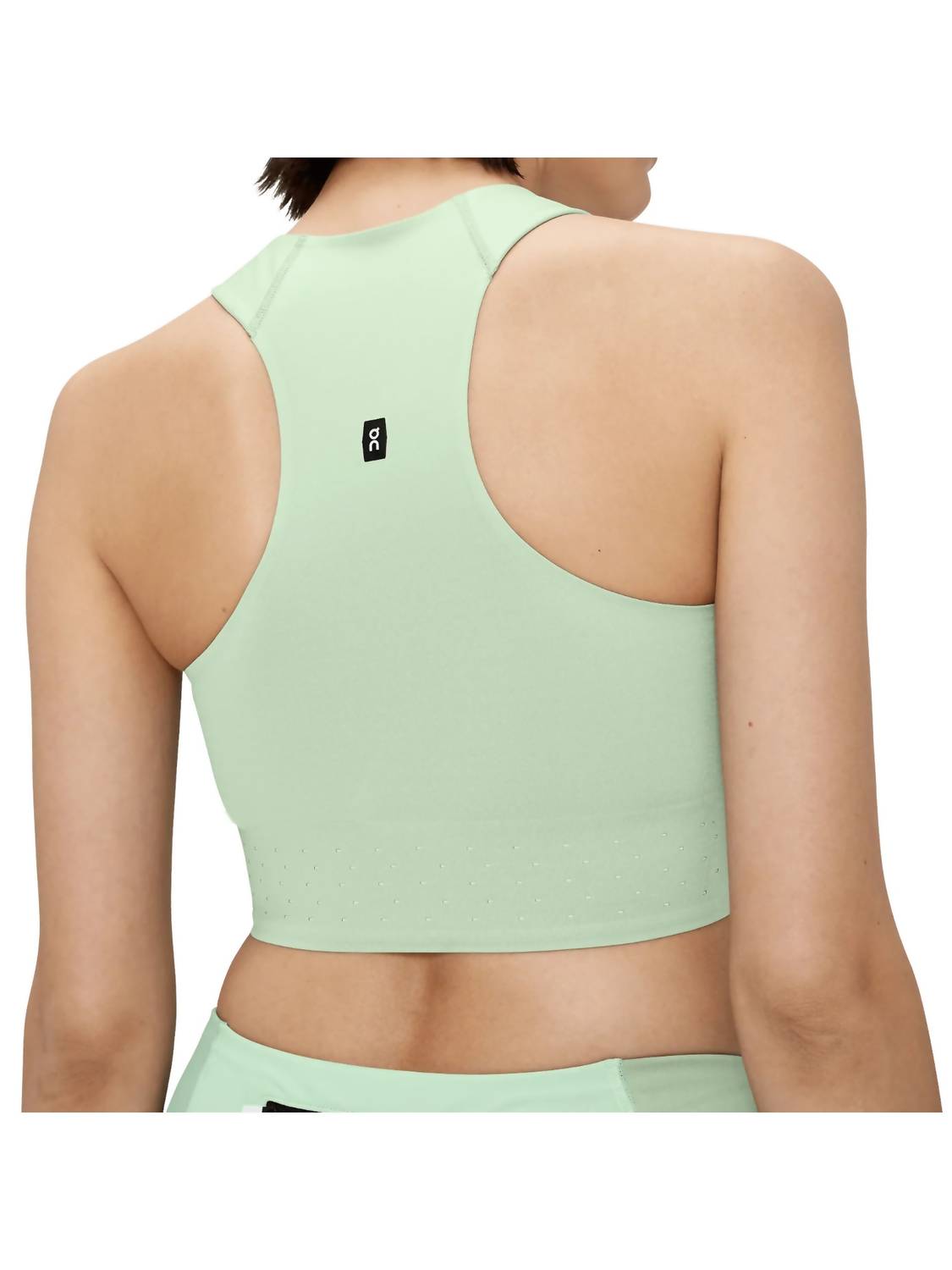 Women's Race Crop Top In Moss/creek