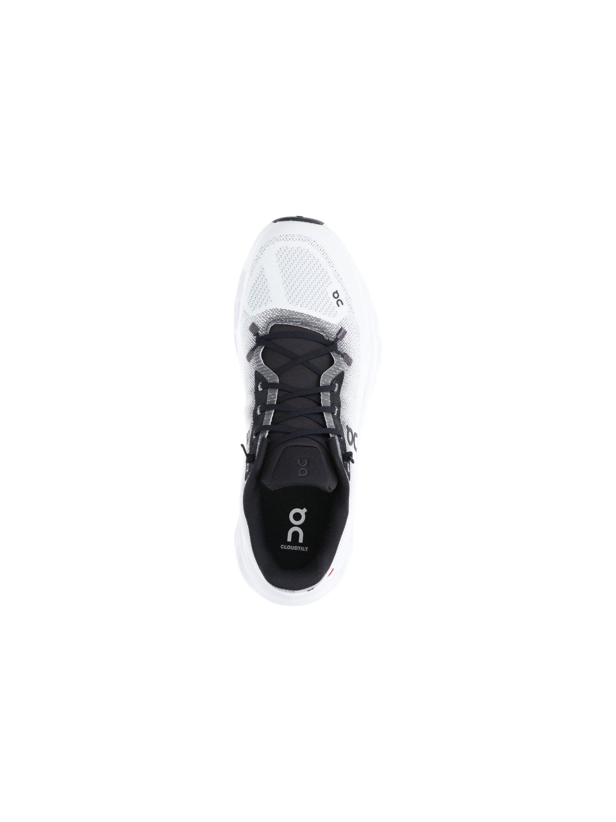 Cushioned White Sneakers With Sculpted Sole And Cut-Out Details