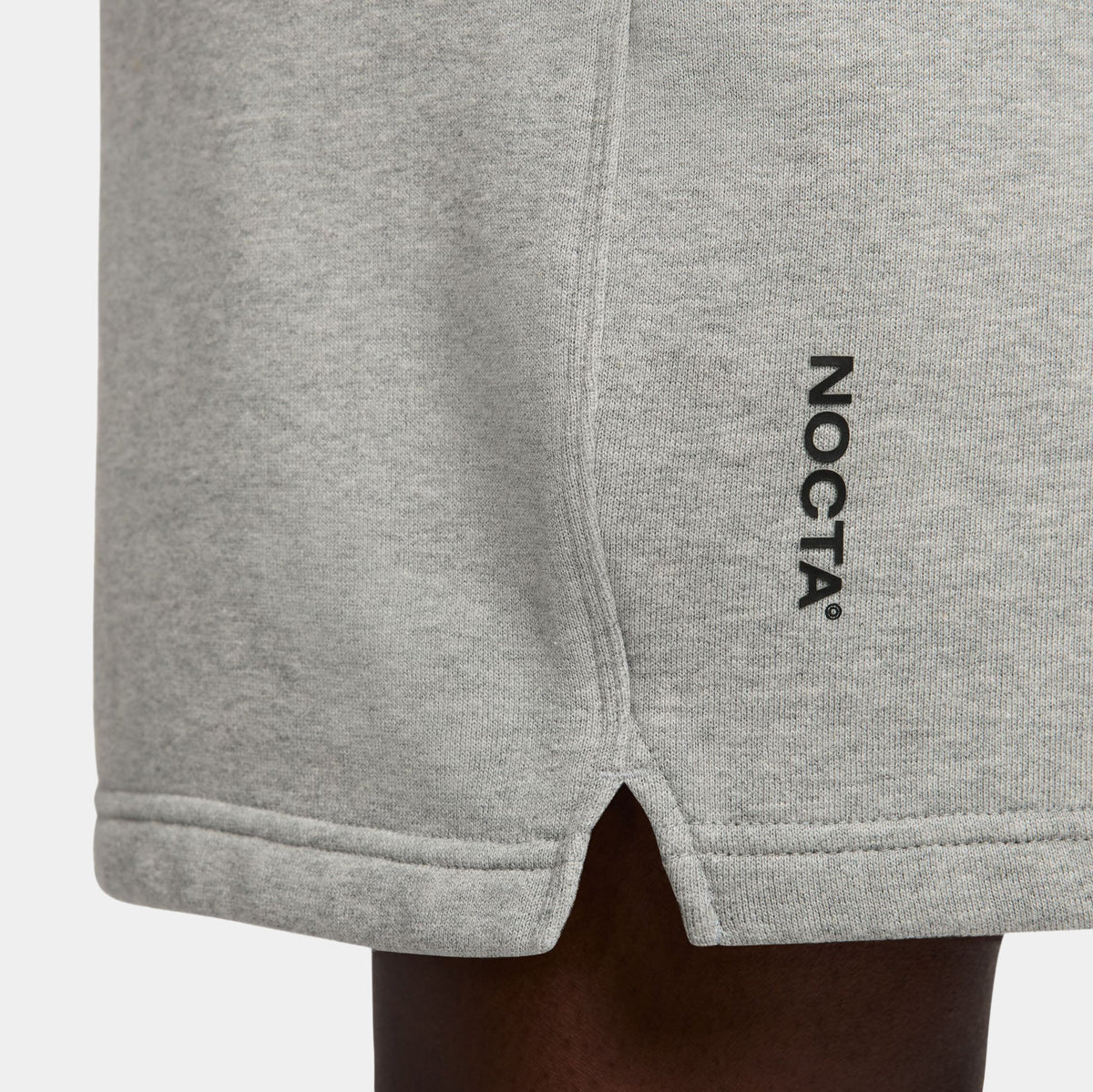 NOCTA Cardinal Fleece Mens Shorts (Dark Grey Heather/Matte Silver/Black)
