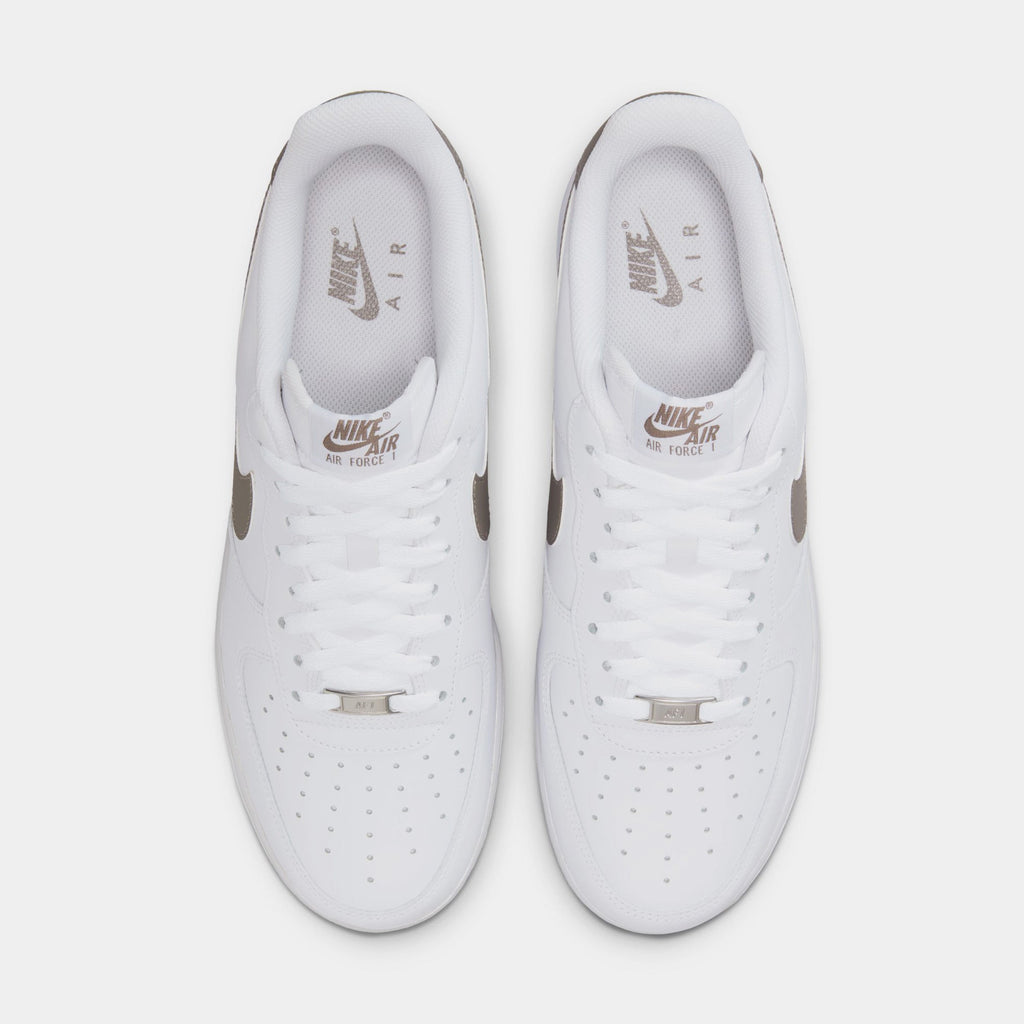 Air Force 1 Mens Lifestyle Shoes (White/Cave Stone)