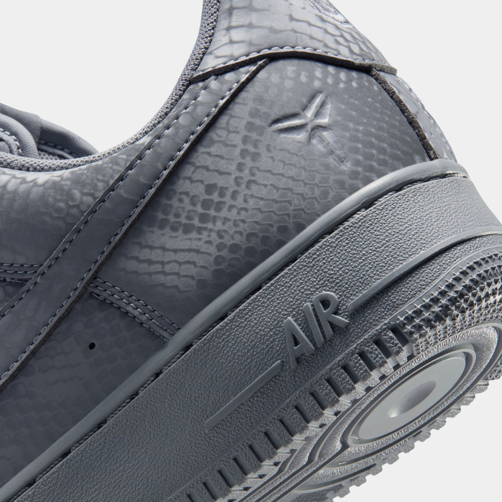 Kobe Air Force 1 Low Cool Grey Mens Lifestyle Shoes (Cool Grey/Wolf Grey)