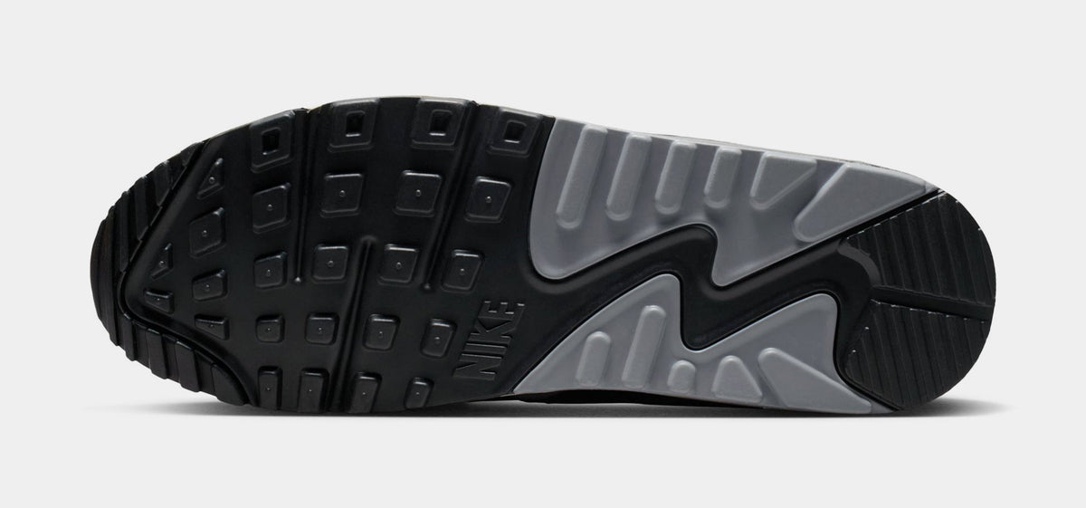 Air Max 90 Coconut Milk And Black Mens Lifestyle Shoes (Sail/Light Smoke Grey/Black/Anthracite)