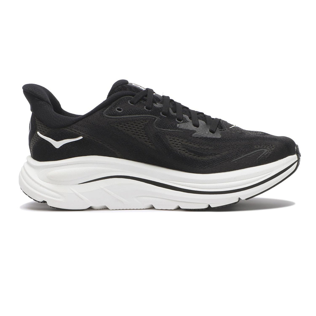 1162031-BWHT Hoka Clifton 10 Black White (Women's )