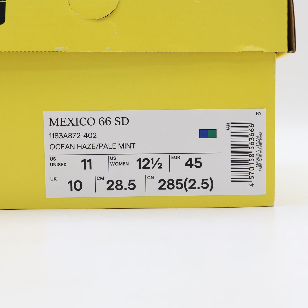 1183A872-402 Onitsuka Tiger MEXICO 66 SD OCEAN HAZE PALE MINT (Men's)