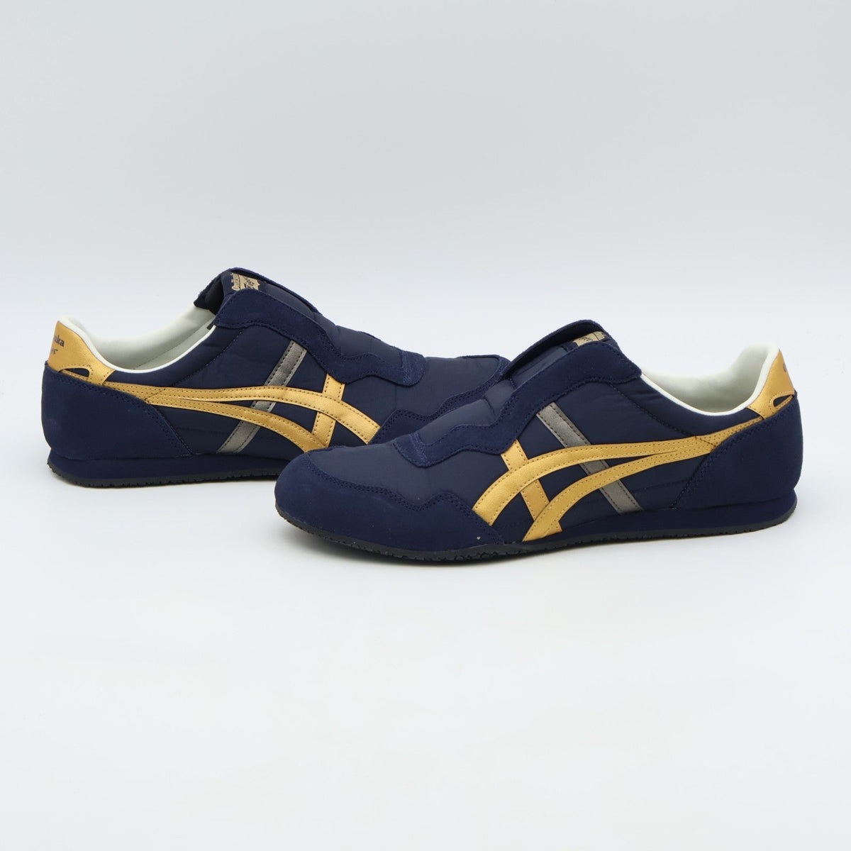 1183C615-400 Onitsuka Tiger Serrano Slip-On Midnight/Pure Gold (Men's)