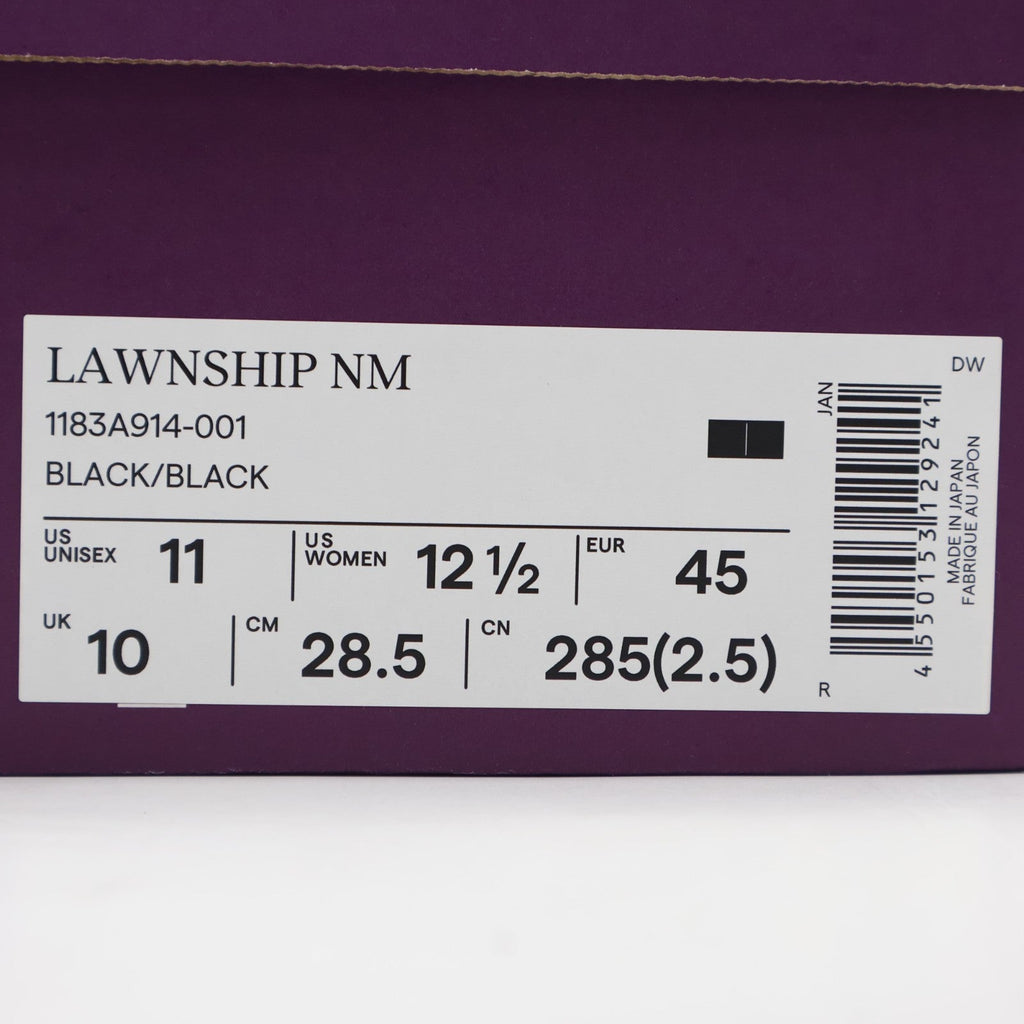 1183A914-001 Onitsuka Tiger Lawnship NM Black (Men's)