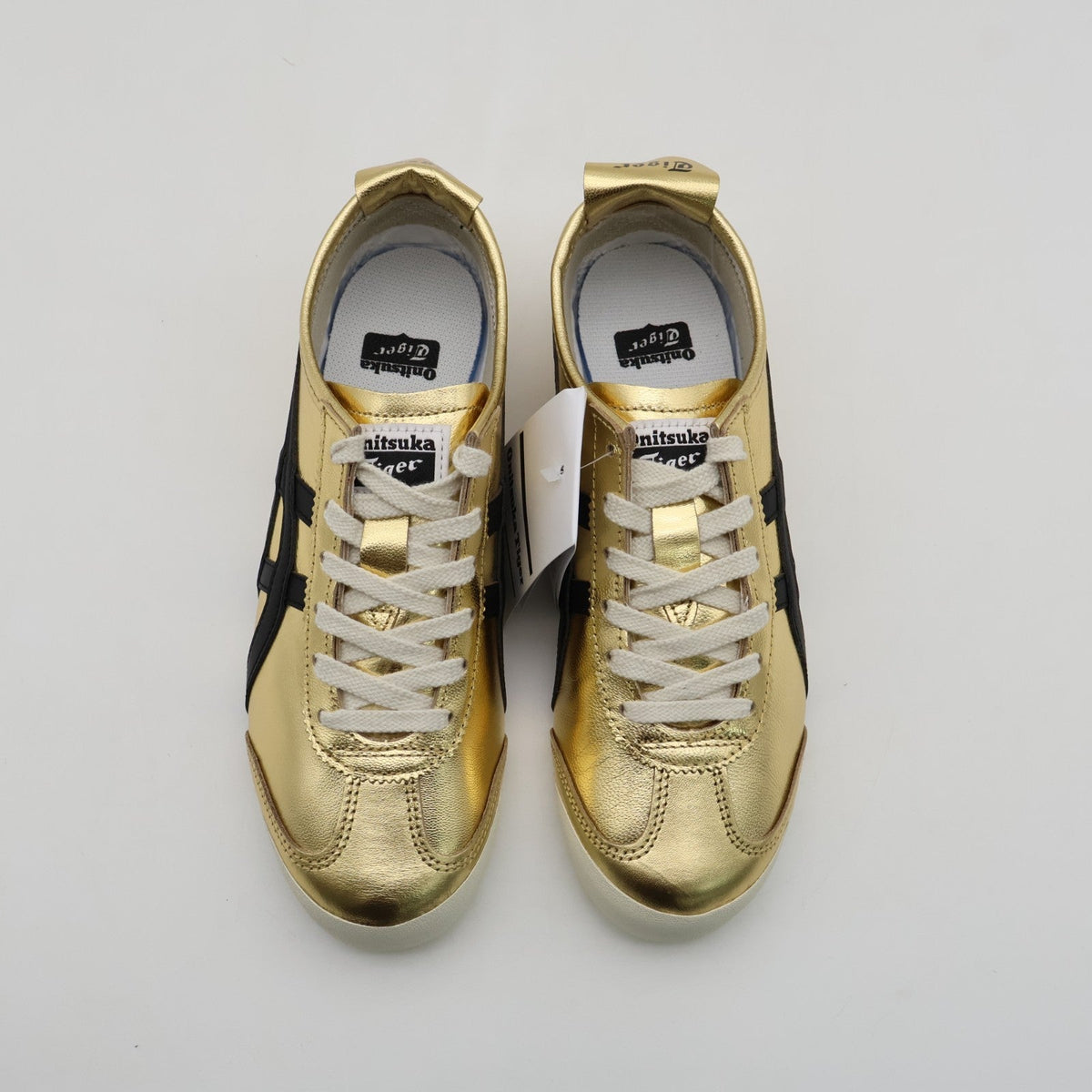 1183B566-200 Onitsuka Tiger Mexico 66 Pure Gold Black (Men's)