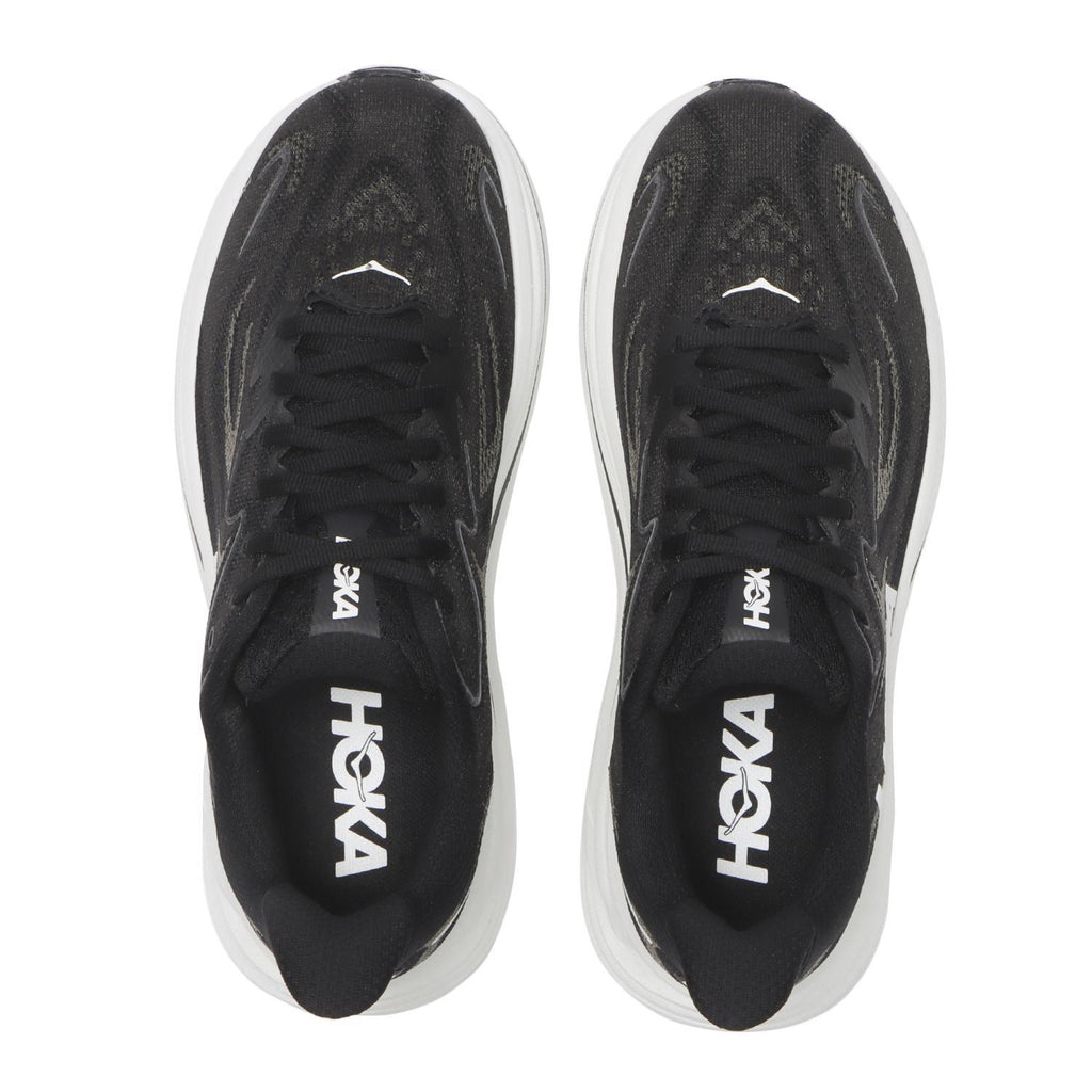 1162031-BWHT Hoka Clifton 10 Black White (Women's )