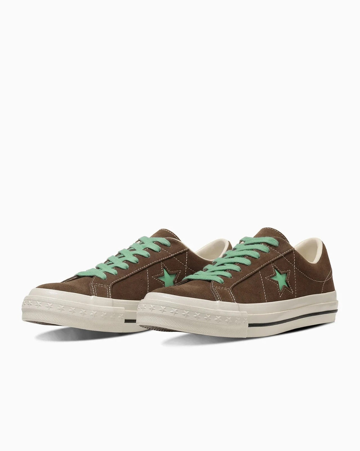 33703192 Converse One Star Aged Suede "Brown/Jade Green" (Men's)