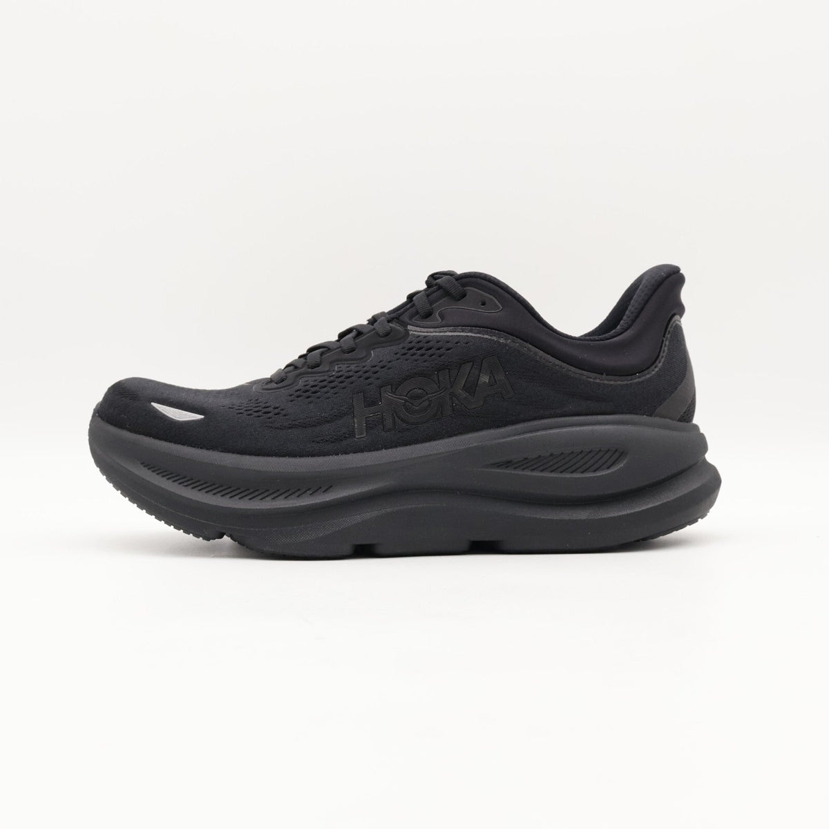 1162011-BBLC HOKA BONDI 9 BLACK (Men's)