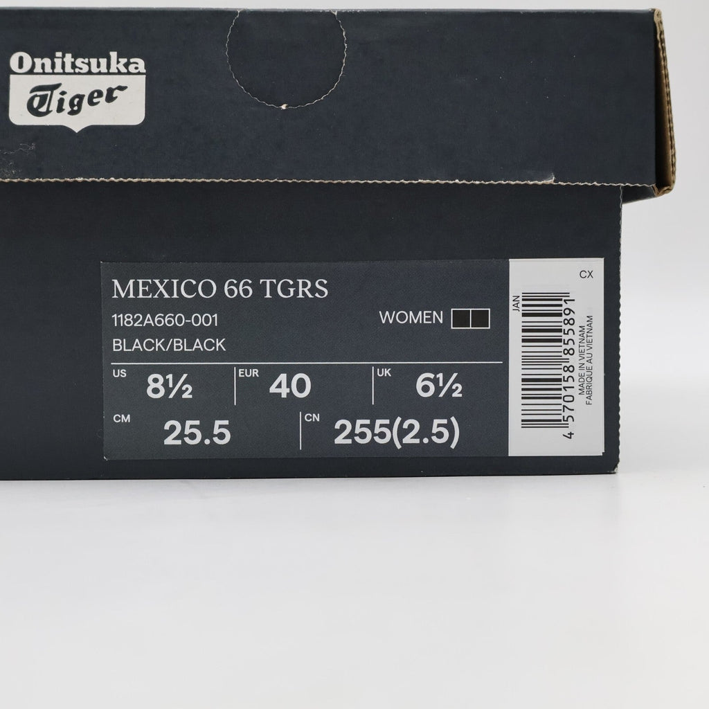 1182A660-001 Onitsuka Tiger Women's Mexico 66 TGRS Black Black (Women's)