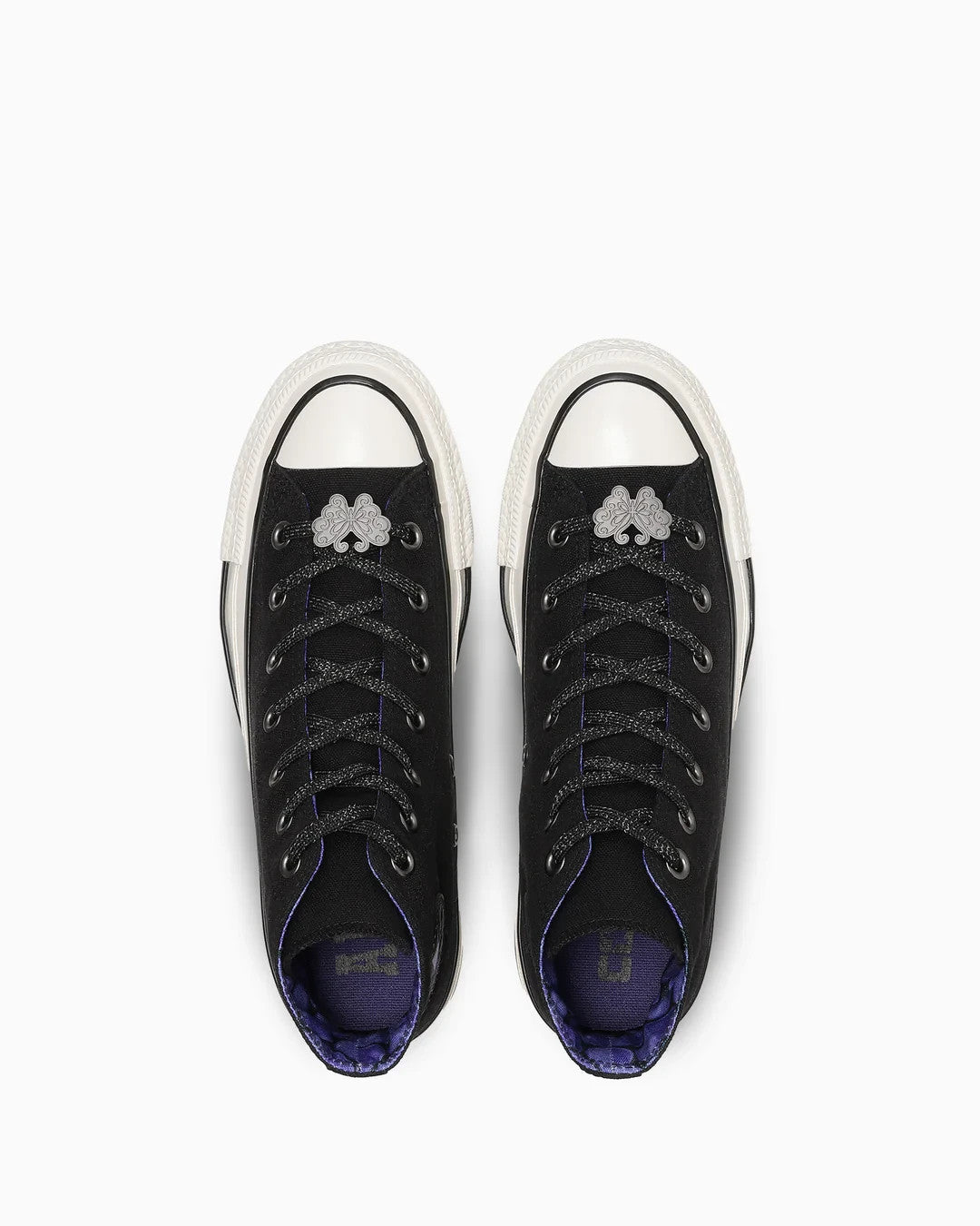 31318040 ANNA SUI Converse All Star Aged Hi Black Purple (Men's)