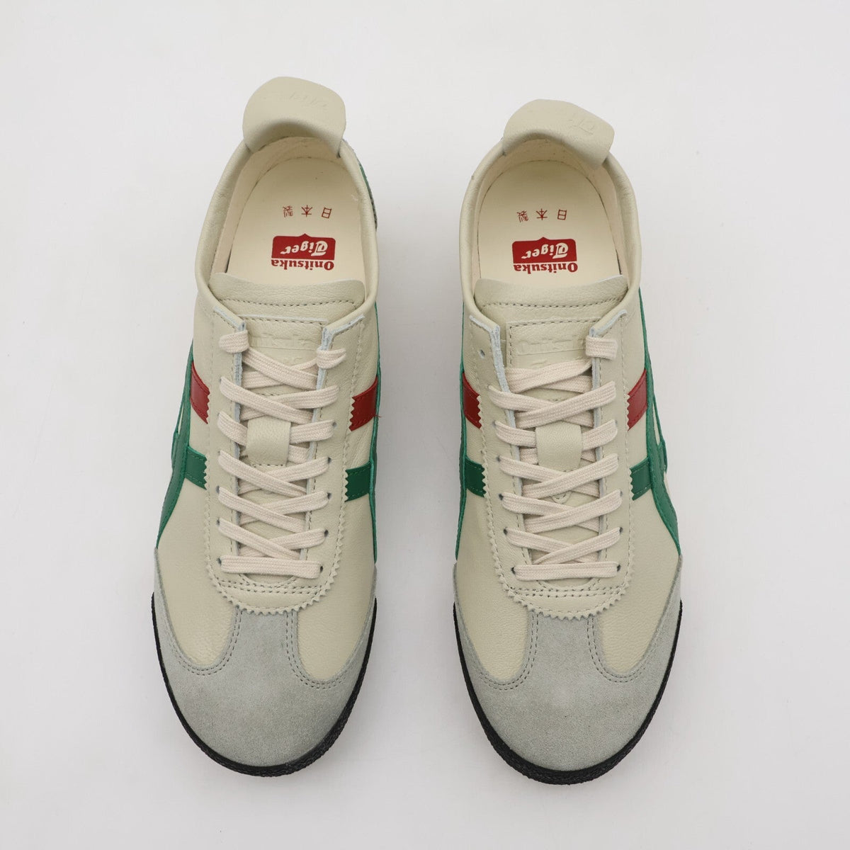 1182A466-101 Onitsuka Tiger Mexico 66 Deluxe Cream Green (Women's)
