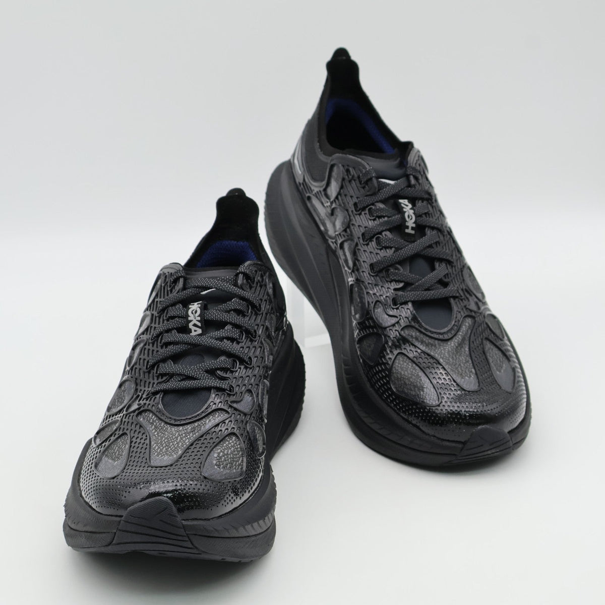 1168932-bmd Hoka Mach X Caged Black Midnightblued (Men's)