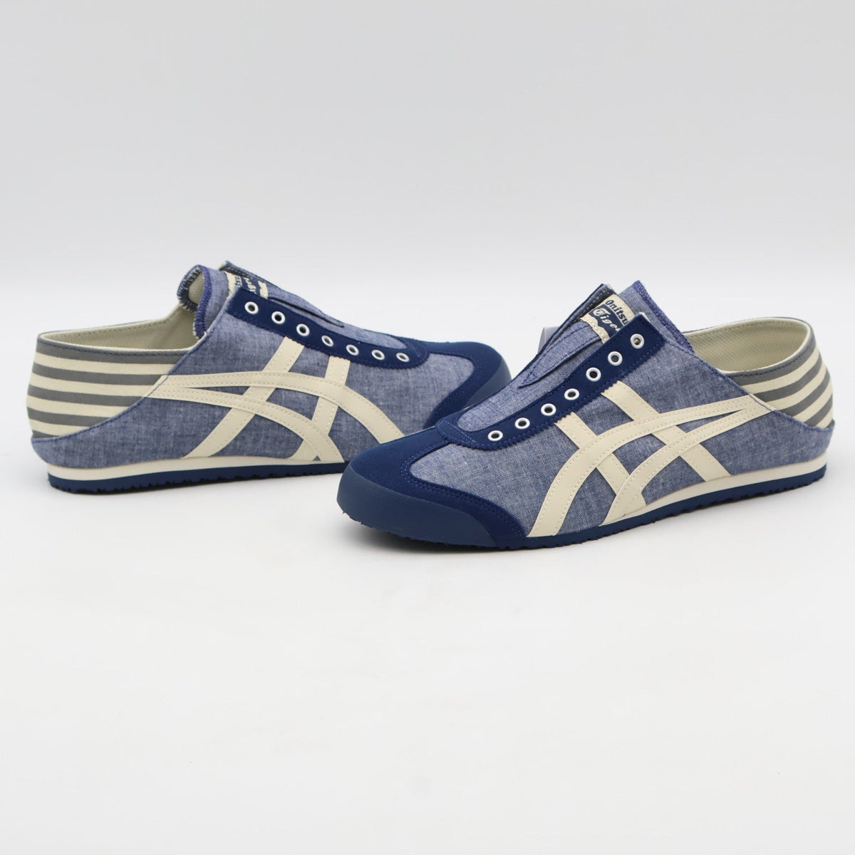 1183C233-400 Onitsuka Tiger Mexico 66 Paraty Blue Chambray Natural (Men's)