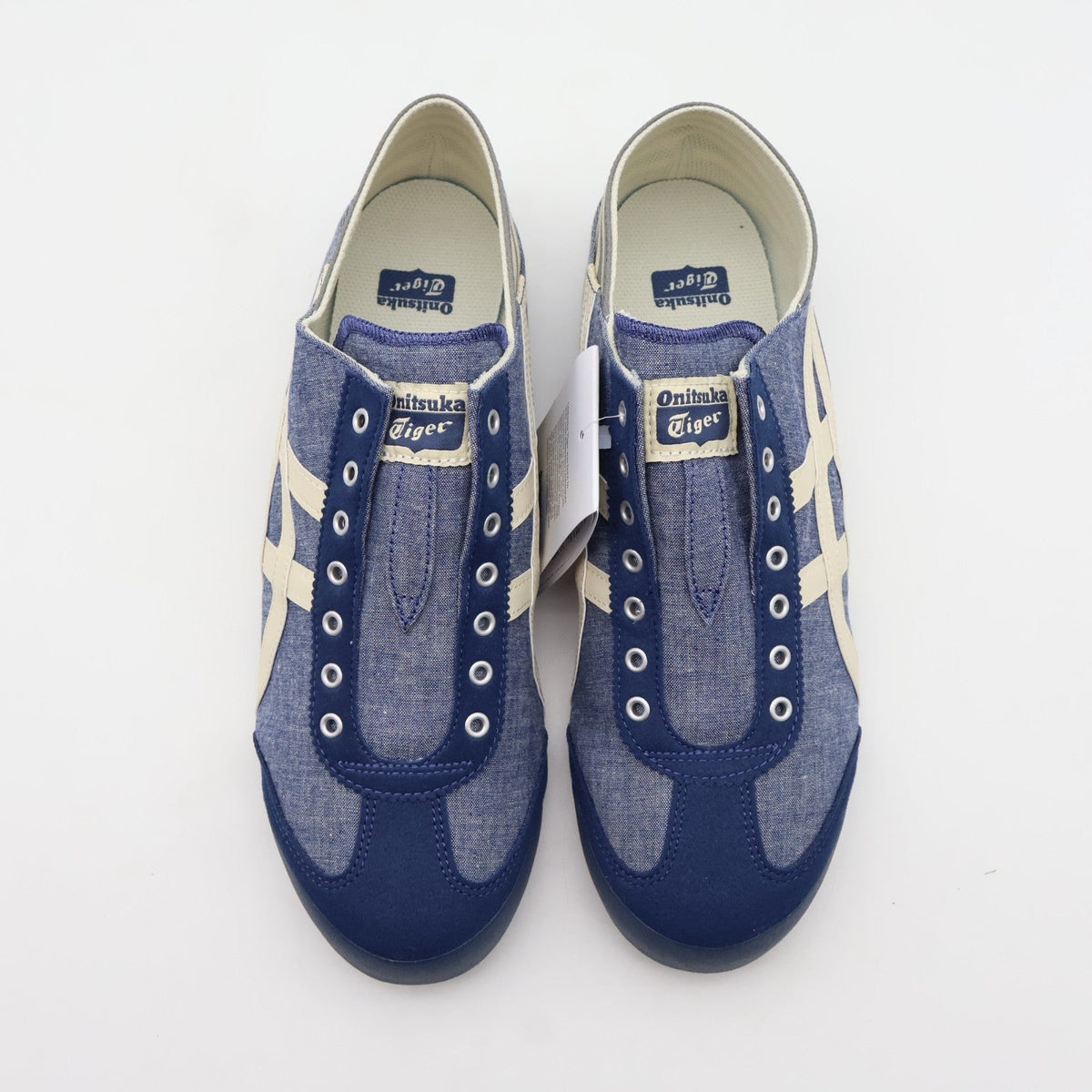 1183C233-400 Onitsuka Tiger Mexico 66 Paraty Blue Chambray Natural (Men's)