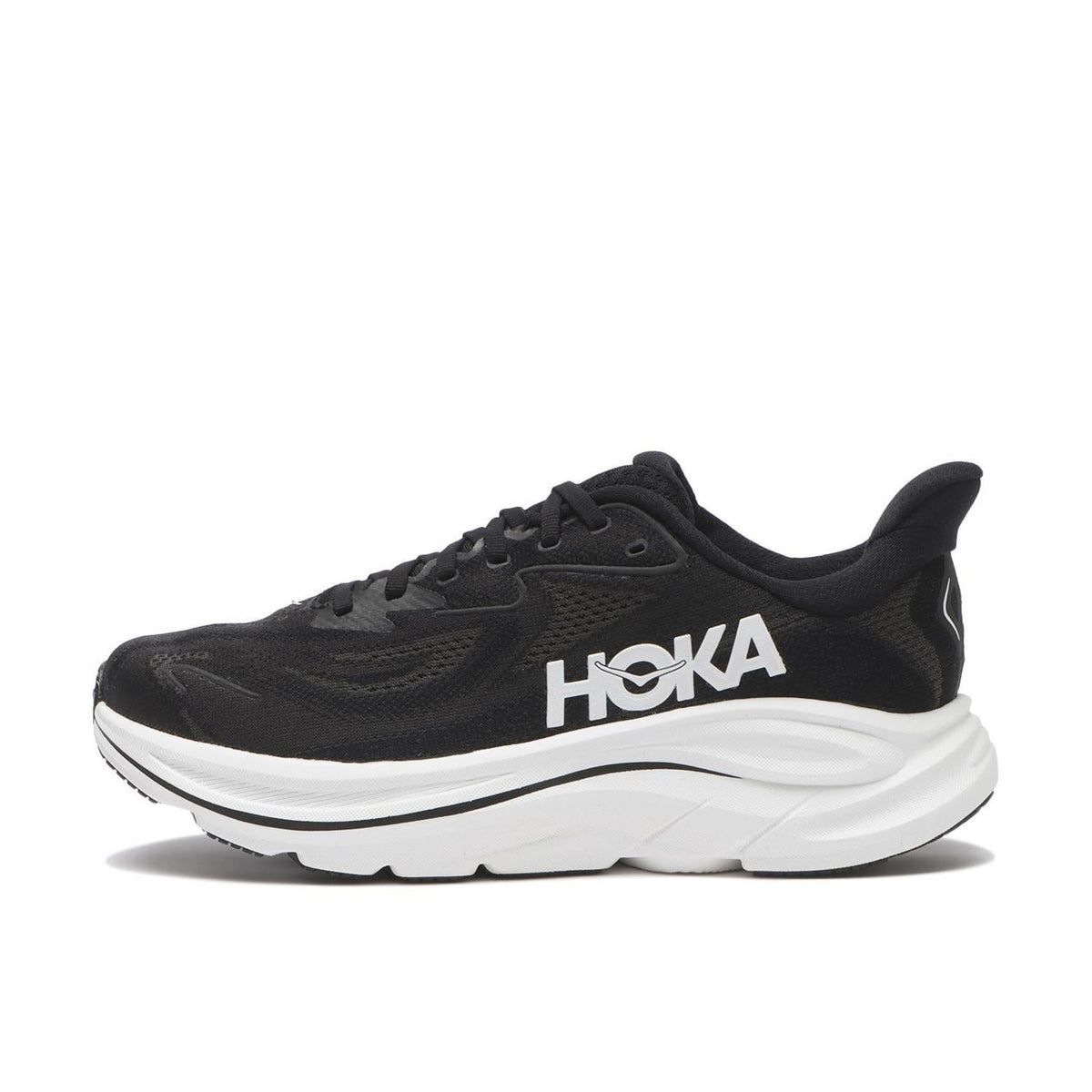 1162031-BWHT Hoka Clifton 10 Black White (Women's )