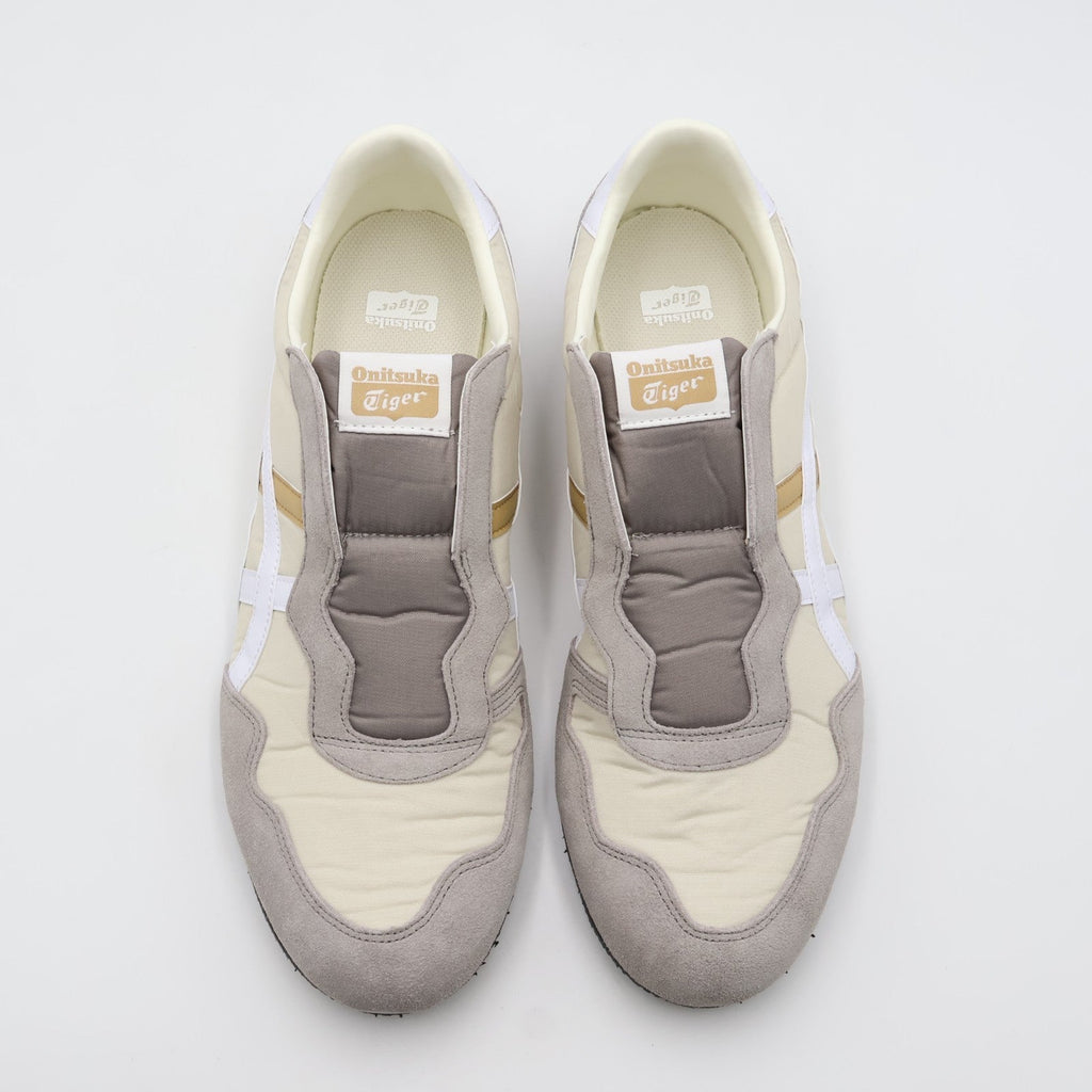 1183C615-200 Onitsuka Tiger Serrano Slip-On Birch/White (Men's)